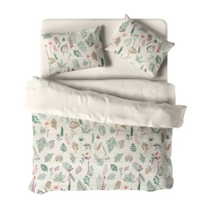 Комплект постельного белья Волшебная ночь Эко Herbarium 1.5-спальный, бежевый 89438376