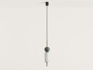 092078 Подвес золотой - зеленый мрамор Aromas del Campo Anet