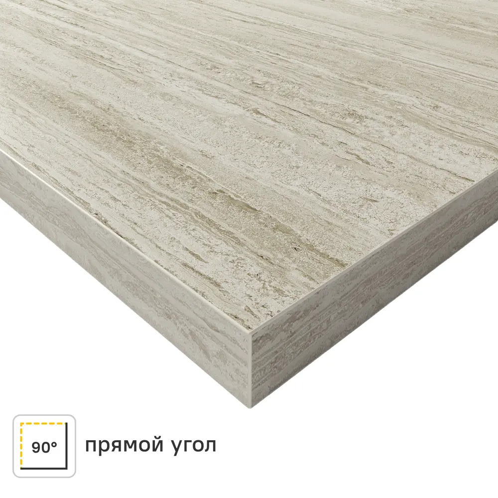 Кухонная столешница Slotex Россонь 300x60x3.8 см ДСП цвет коричневый ДСП Прямой угол STLM-2204742