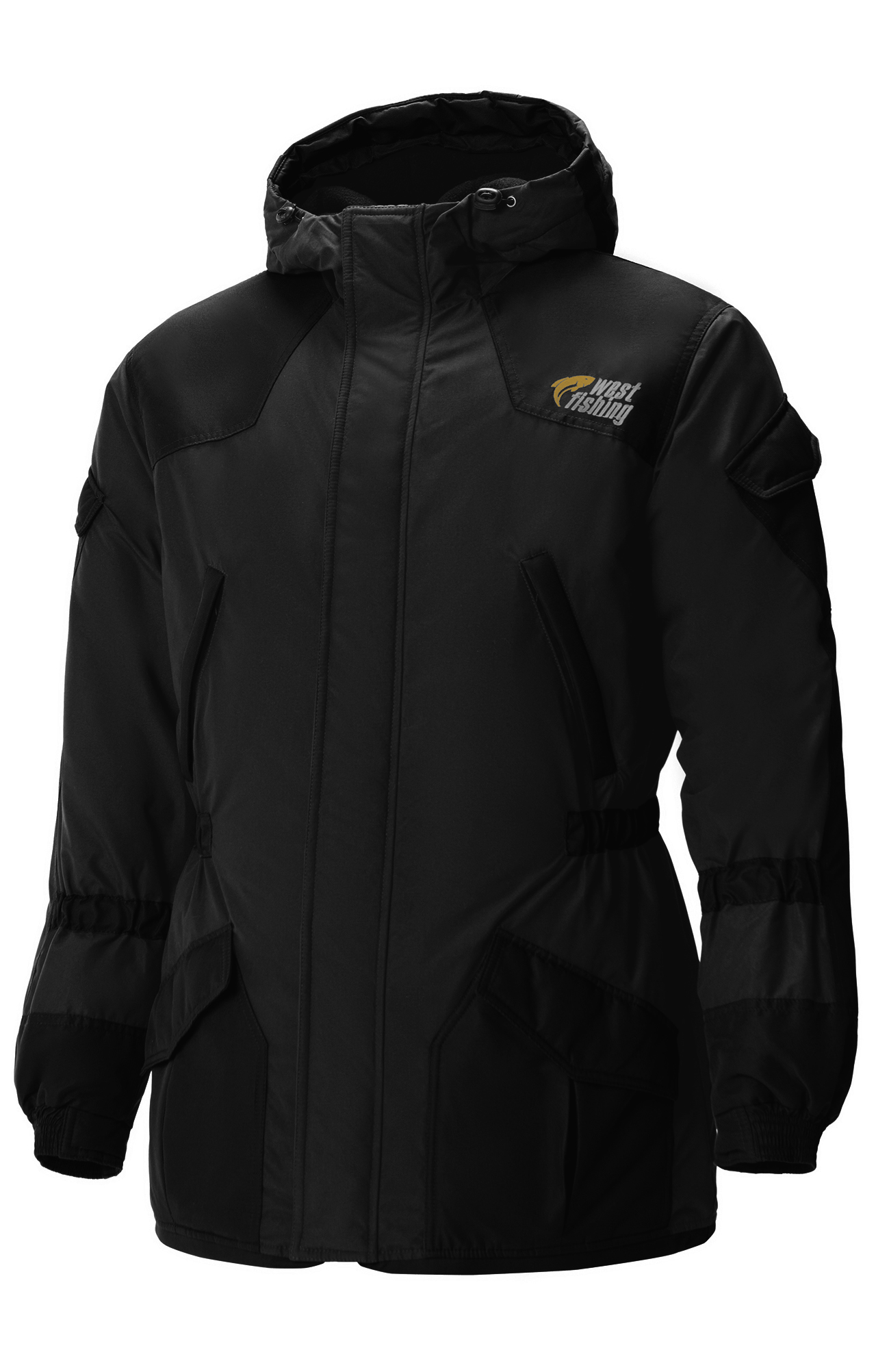 5039454 Костюм  утепленный черный West Fishing  Зимняя спецодежда Santreyd  - Вид №1