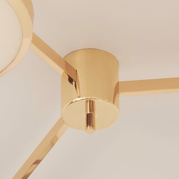 Латунный потолочный светильник GASPARE ASARO TRE ARCH-00085389 - Вид №10