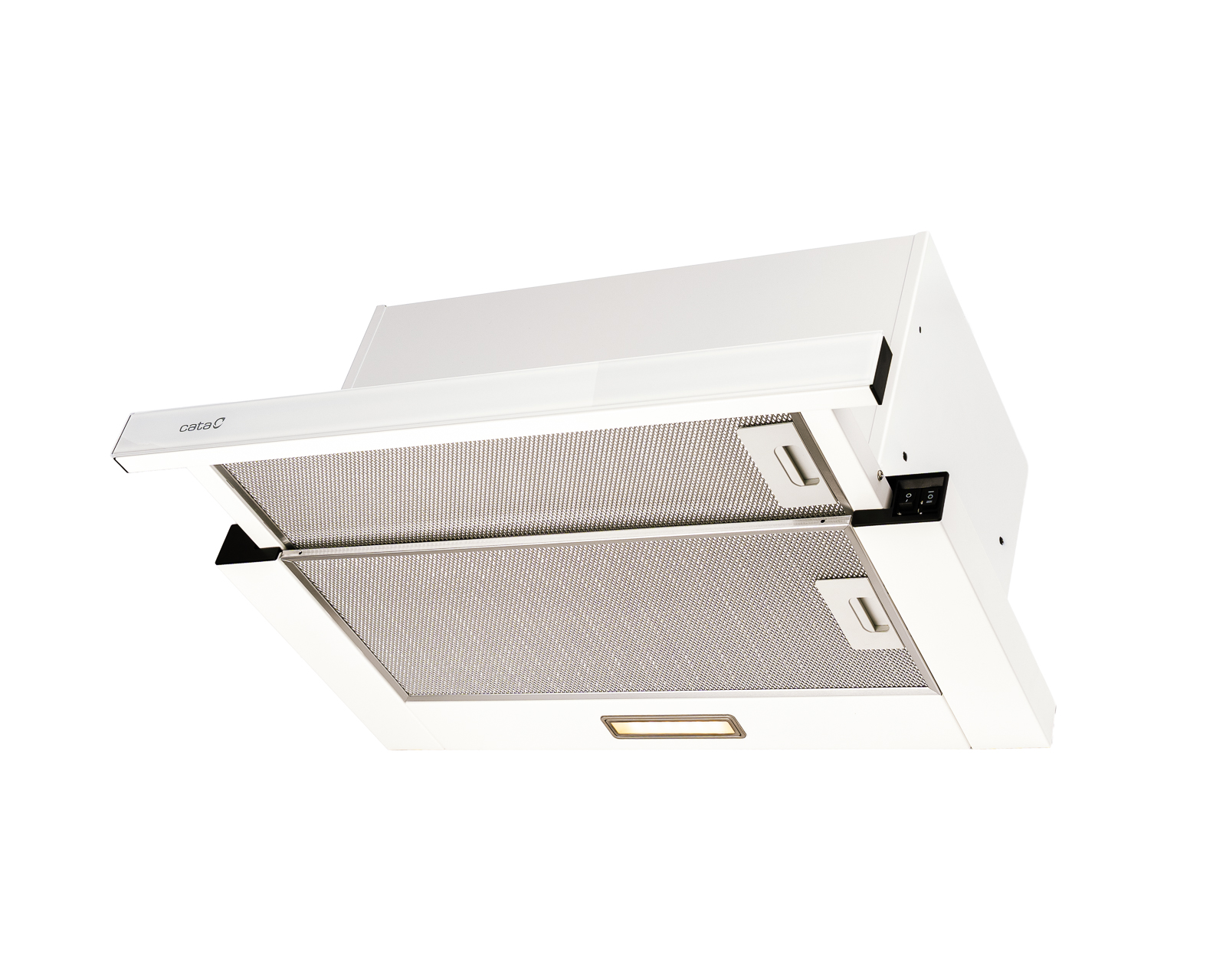 9276009 Вытяжка телескопическая Cata TFG - 8860 GWH /L белый/белый STDN-0003886 - Вид №1