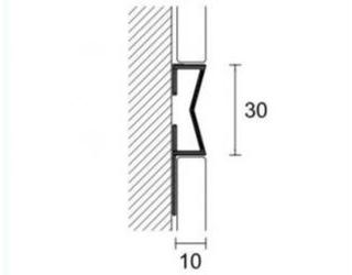 PROFILPAS Декоративная кромка из алюминия для покрытий Xl design Av/2 - avk/2 - Вид №1