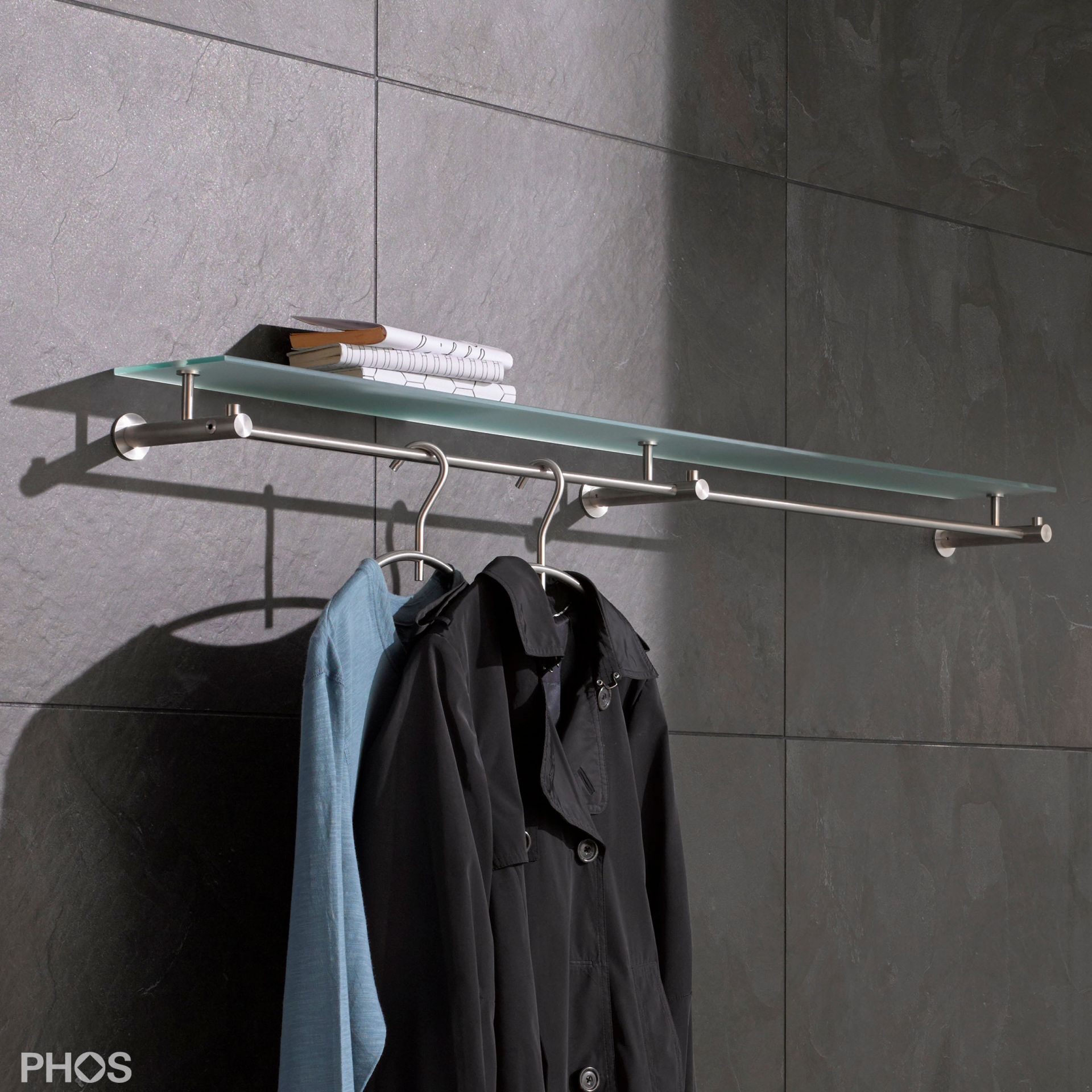 G4-1200G Шкаф навесной, широкий, со стеклянной полкой, ширина 120 см. PHOS 