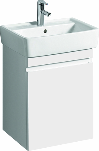 44760 IFO Renova Плоская тумба для умывальника, с ящиком и внутренним ящиком, W = 524 мм, W1 = 600 мм, T = 438 мм, темно-серый  - Вид №2