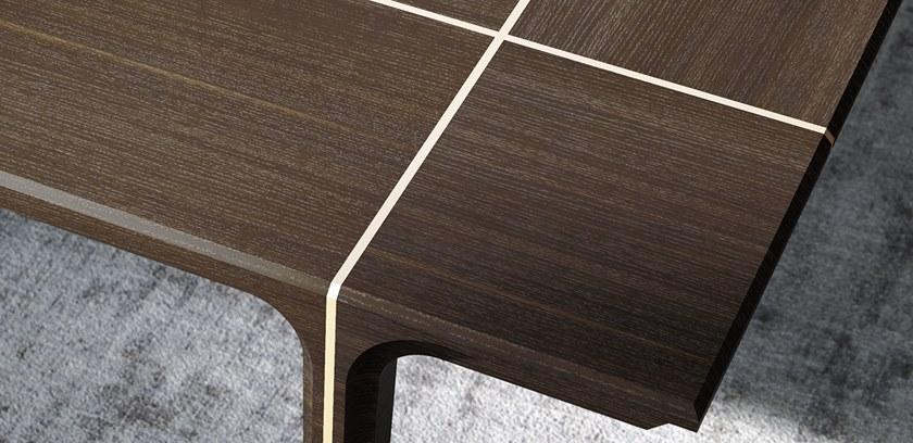 Natuzzi Прямоугольная консоль из массива дерева Kendo sun-id-1420442 - Вид №1