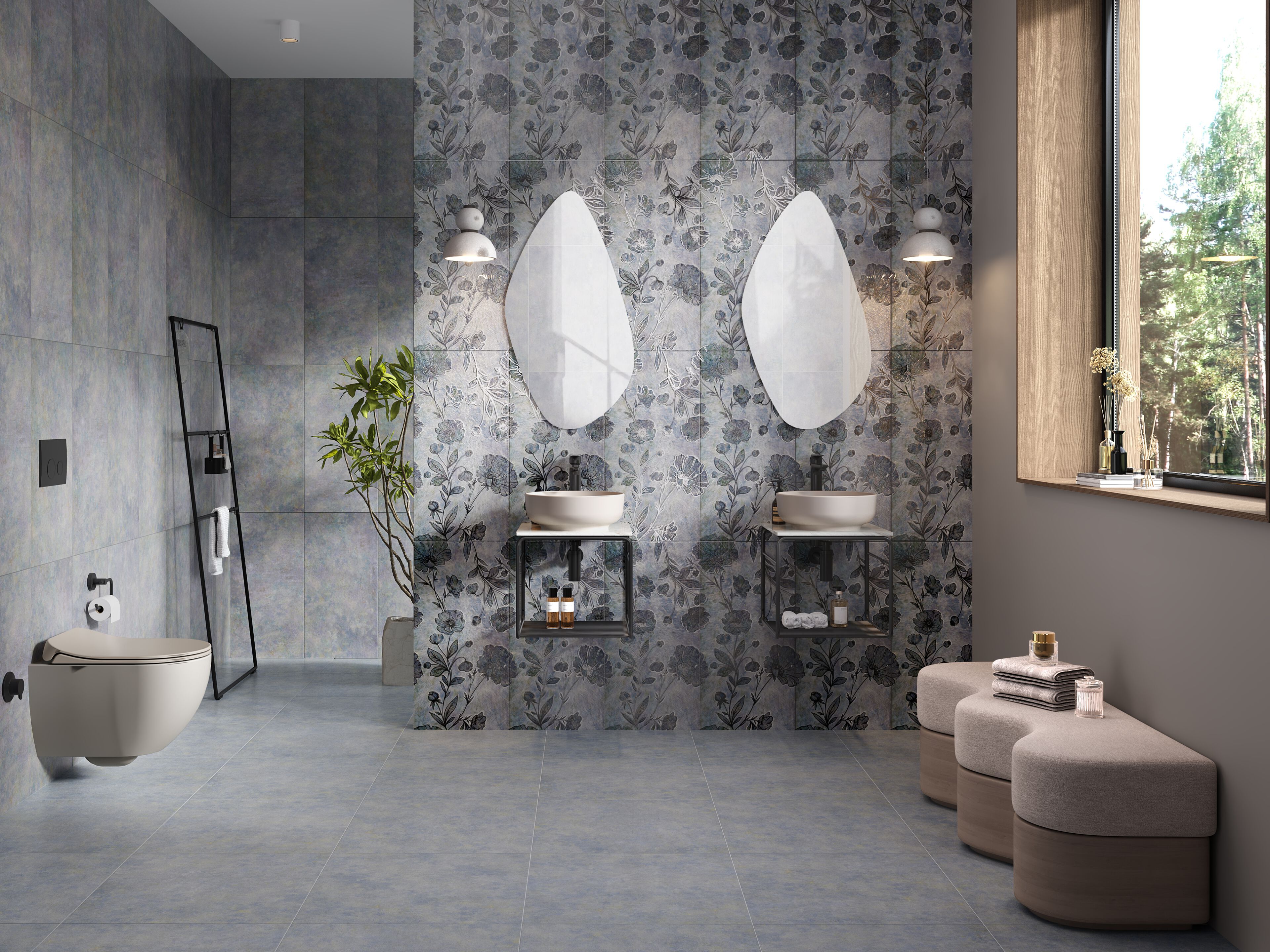 Пол / керамогранит Kaleseramik ванная комната ARCH-00075043