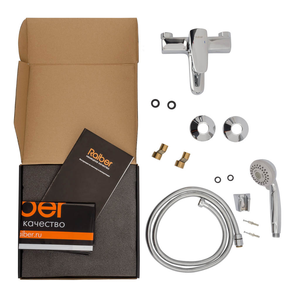 Смеситель для ванны Raiber Quattro R6002 однорычажный R6002 Santreyd  - Вид №3