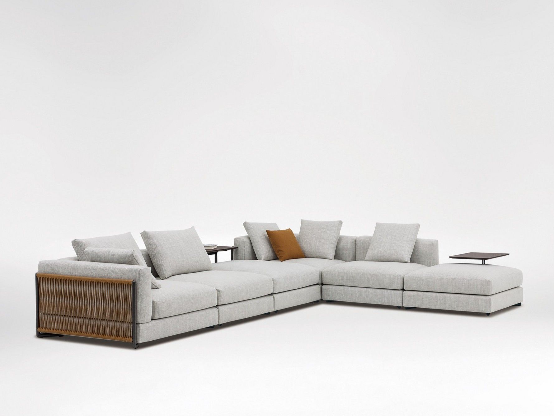 Съемный модульный диван из ткани с полуостровом CAMERICH Nature ARCH-00127666