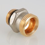 VTr.580.NEI.040E Ниппель для коллекторного блока, под расходомер Valtec 1/2 х 3/4", "евроконус"  - Вид №5