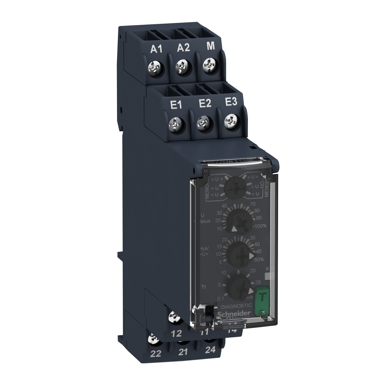 RM22UA33MR РЕЛЕ КОНТР. ПОВ./ПОН НАПР., С/БЕЗ ПАМЯТ. Schneider Electric Компоненты управления 
