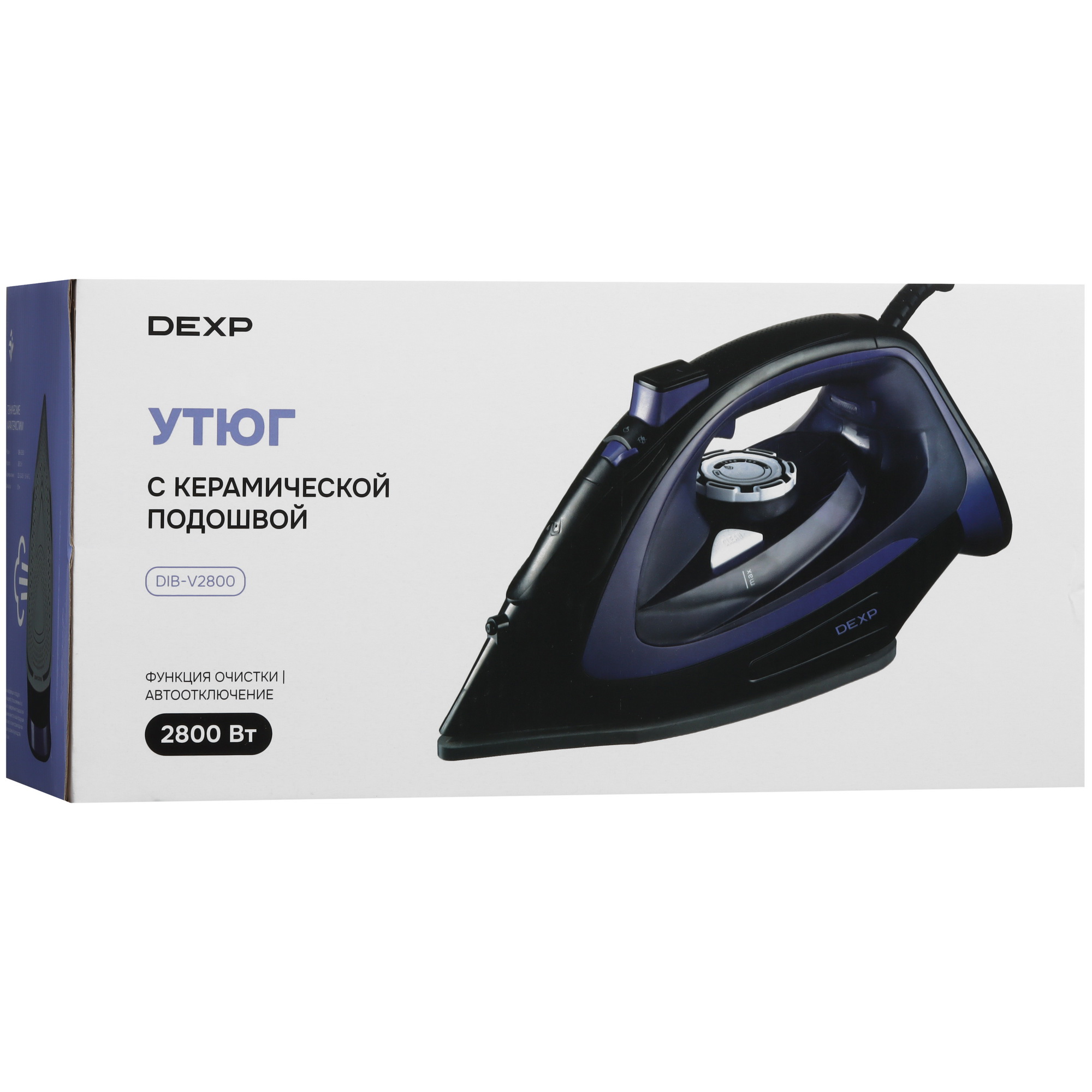 9112515 Утюг DEXP DIB-V2800 фиолетовый STDN-0023462 - Вид №9