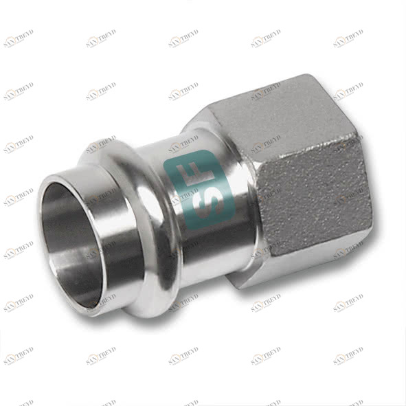 619270G542 SANHA 19270G пресс.-фит. без силикона муфта перех., нерж.сталь 54x2 мм 