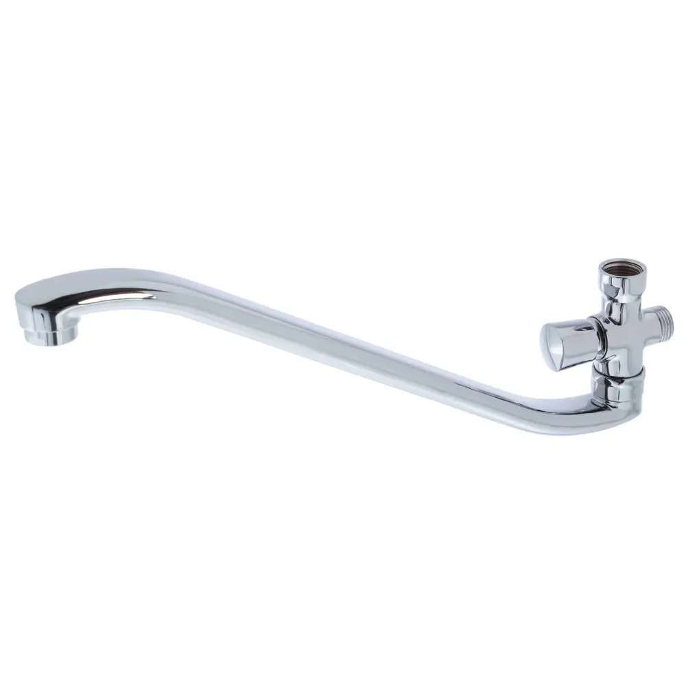 Излив Swedbe Venado 0050 G1/2 S-форма цвет хром 17882513 STLM-2060998  - Вид №1