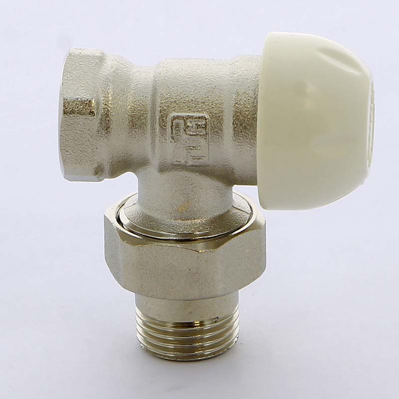 Вентиль НВ угловой для радиаторов обратный с разъемным соединением TIEMME 1/2" 3330006 - Вид №3