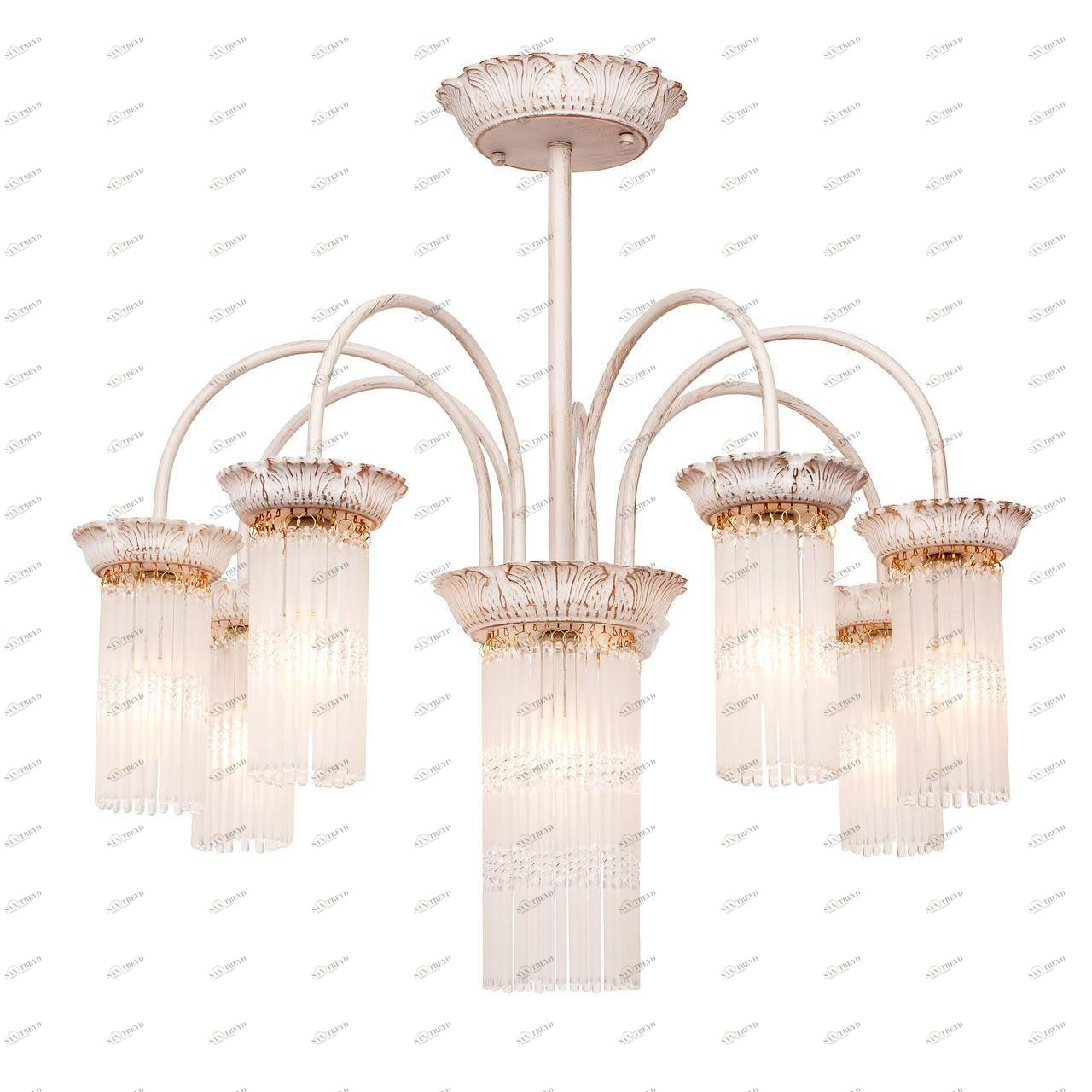 Подвесная люстра Silver Light Venezia 714.51.8 SILVER LIGHT VENEZIA WHITE 187871 Белый 