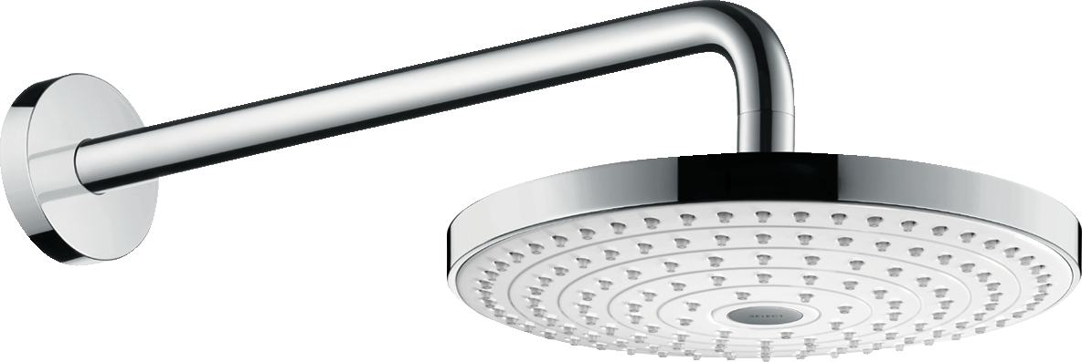 26470400 Raindance Select S Верхний душ 240 2jet EcoSmart 9 л / мин с держателем для душа Hansgrohe 