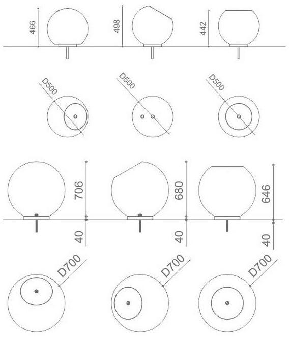 Metalco Фиксированный столбик из композитного материала sun-id-1485785 - Вид №5