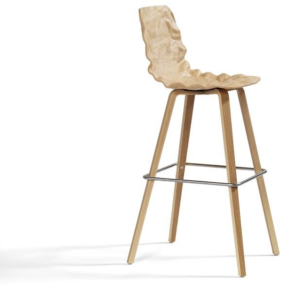 Blå Station Барный стул из дерева со спинкой Dent B504-65 - b805-82 Bla Station - Вид №1