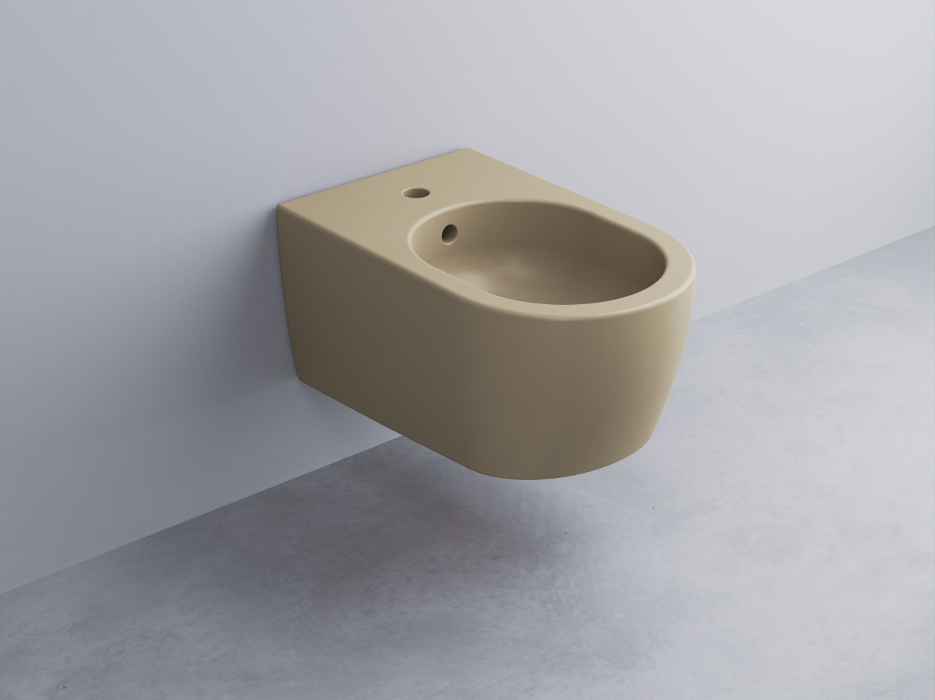 SMBSNW-AV Биде подвесное с одним отверстием под смеситель, в комплекте с крепежами 53 cielo Smile Ceramica Cielo