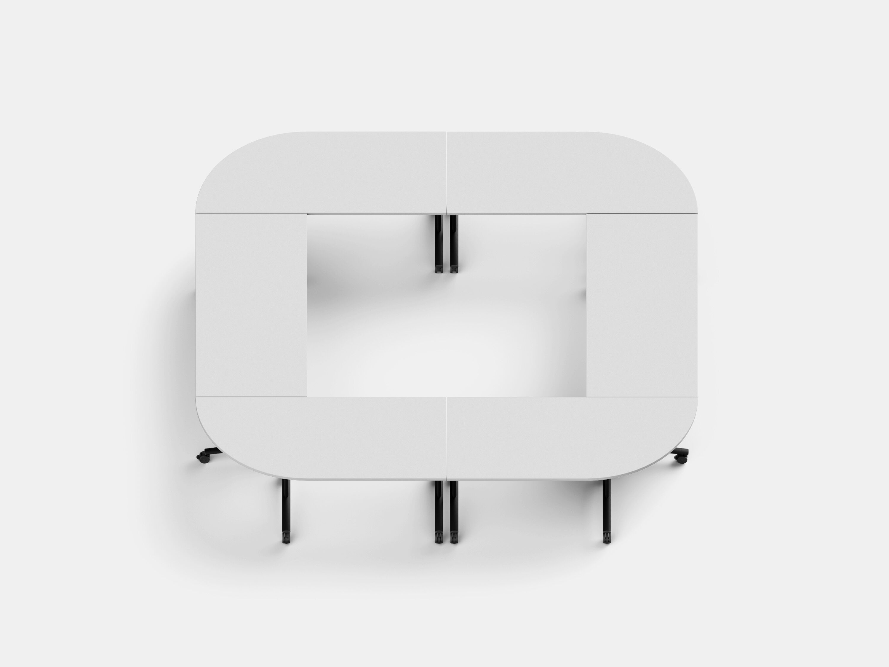 Стол для совещаний с откидным верхом с колесами IBEBI Архимед ARCH-00122001 - Вид №1