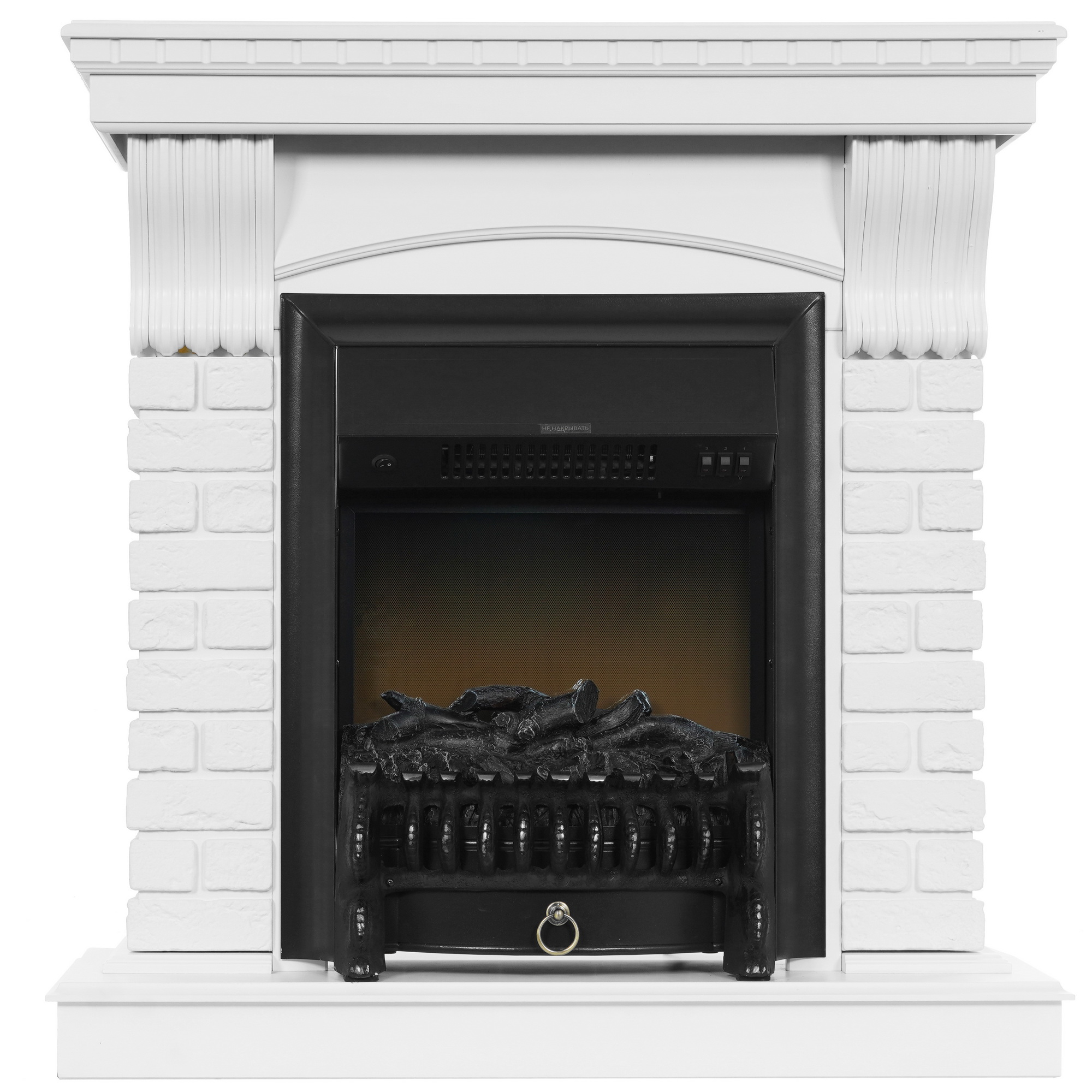 9911062 Каминокомплект RealFlame JAZZ STD/EUG WT+ FOBOS LUX BL STDN-0107753 - Вид №2