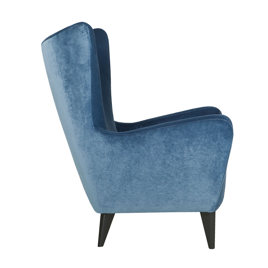 Кресло ELSA синее бархат Sits S1168 - Вид №2