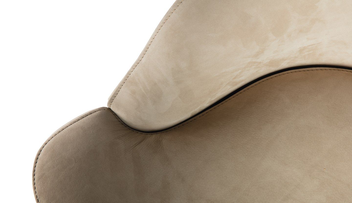 Кресло из нубука с подлокотниками Paolo Castelli Вдохновение ARCH-00014248 - Вид №4