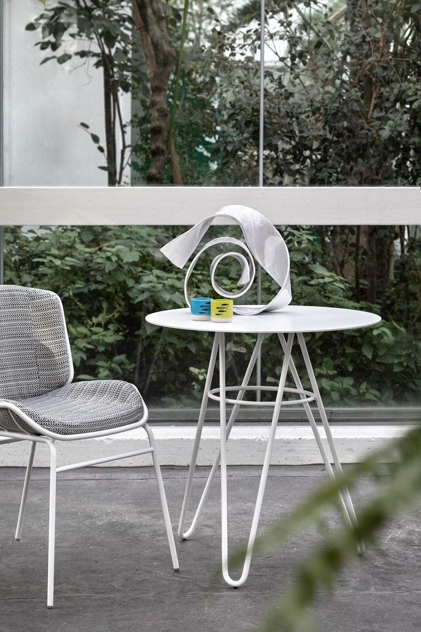 TrabA' Круглый металлический стол Self 0125-r-self-table - Вид №8