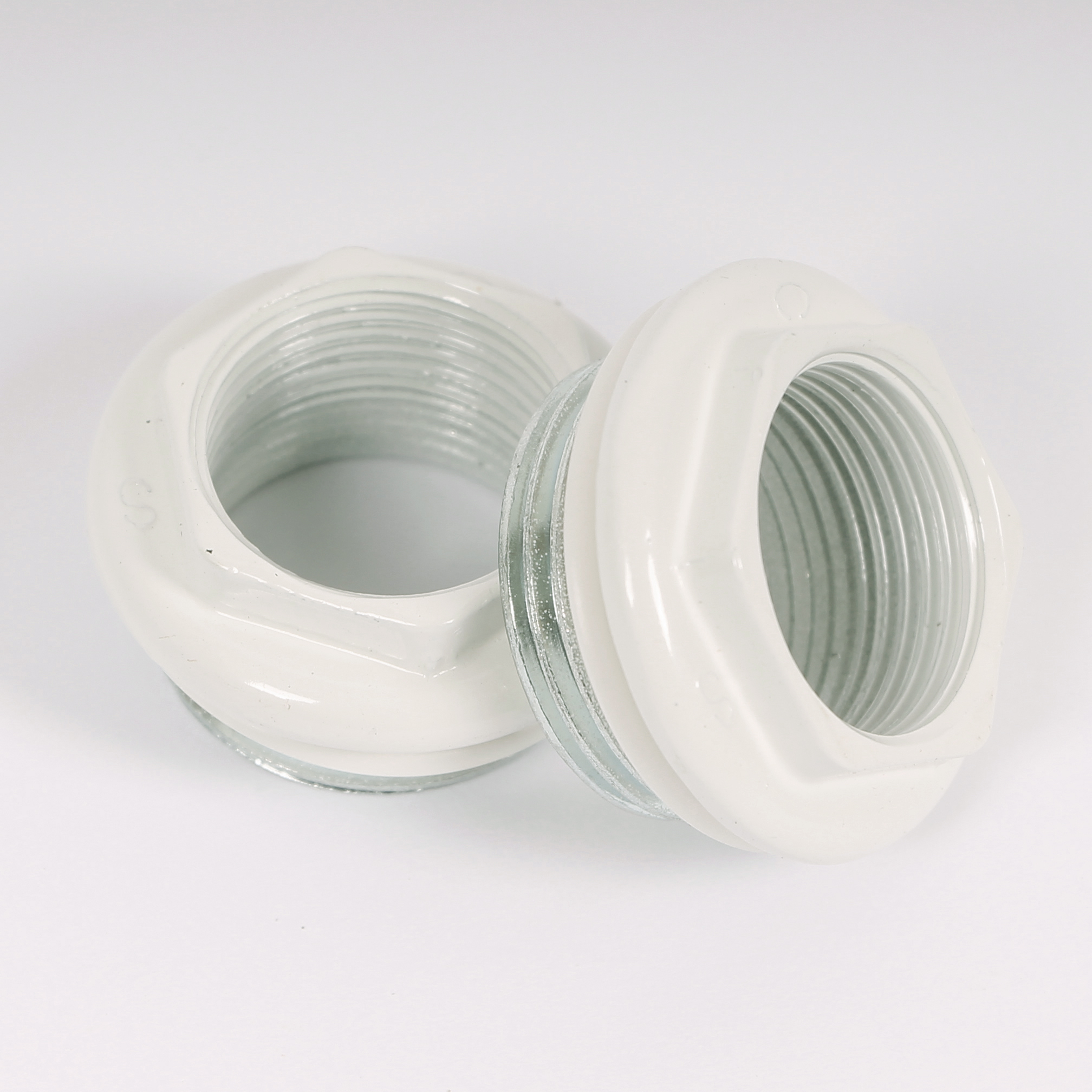 Комплект для подключения радиатора с угловыми кронштейнами (3 шт) с силиконовой прокладкой TORIDO 1"х3/4" RAL9010 TK34S1A3 - Вид №5