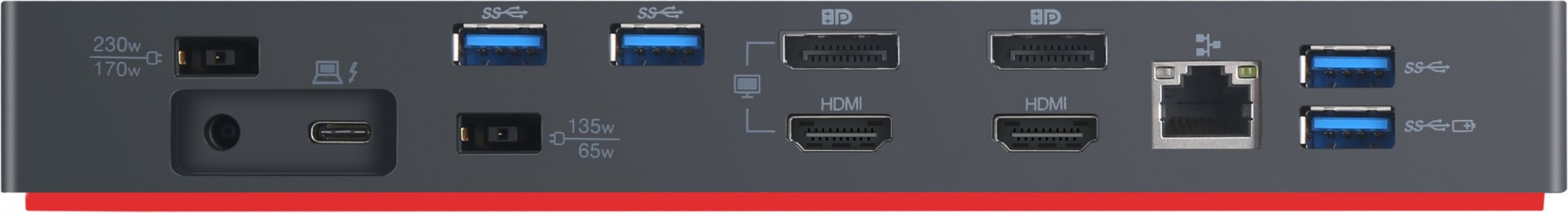 40AN0135EU thinkpad thunderbolt 3 dock gen 2 for p51s, p52s, t570/t580, x1 yoga (2&3 gen) Lenovo Santreyd  - Вид №4