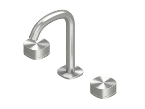 Смеситель для раковины с 3 отверстиями из нержавеющей стали