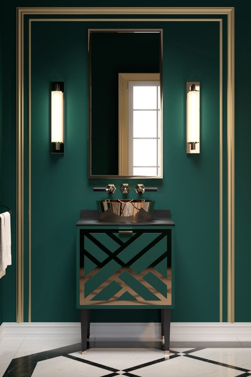 Деревянная одиночная раковина с дверцами Park Avenue CORA 1S ARCH-00021464 - Вид №2