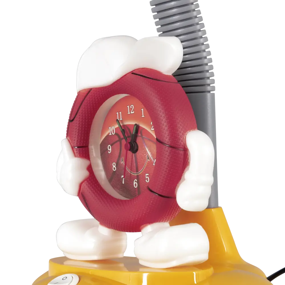 Настольная лампа с часами Camel KD-388 «Баскетбол», цвет жёлтый CAMELION STLM-2072504 - Вид №7