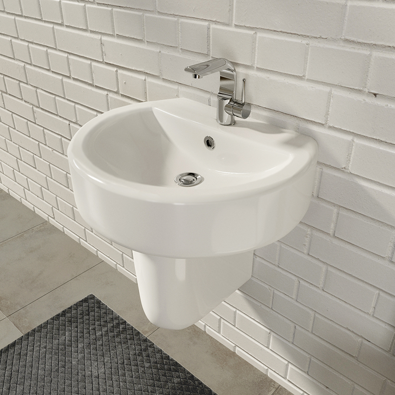 BSTSLWB03 Полупьедестальный умывальник Best SANITA LUXE  - Вид №7