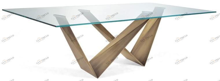 Reflex Прямоугольный обеденный стол из стекла Prisma sun-id-1503798
