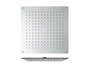 Квадратная душевая головка из нержавеющей стали с системой защиты от накипи