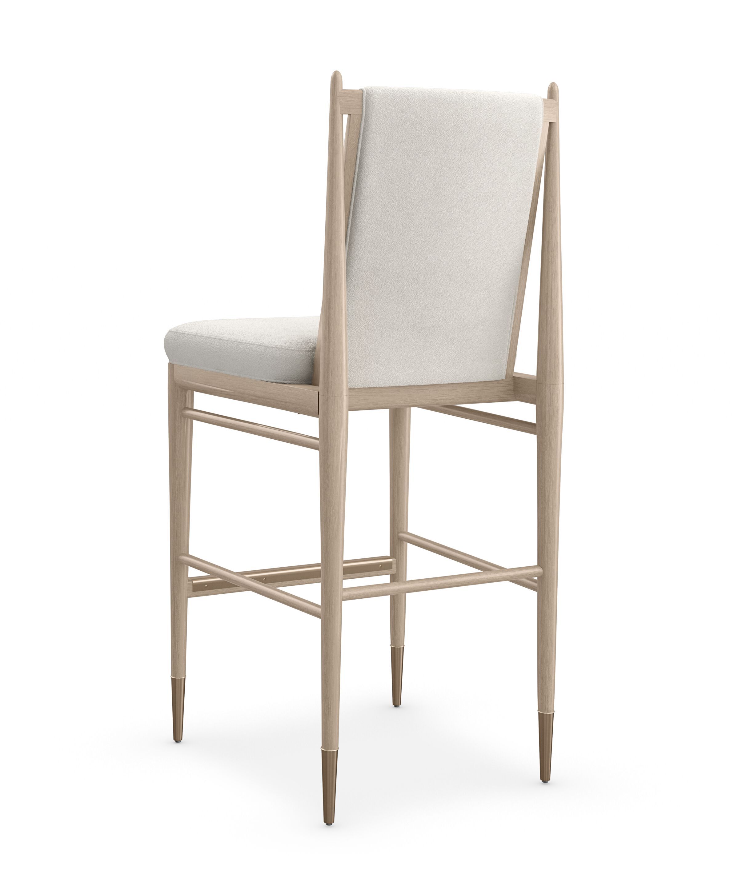 Высокий тканевый стул со спинкой Caracole Unity ARCH-00126354 - Вид №12