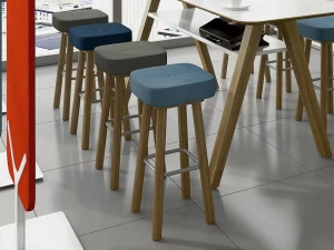 Tuna Ofis Высокий стул с обивкой Lea