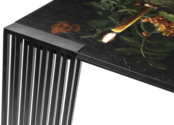 MOMENTI Стол обеденный из металла The black attitude sun-id-1481486 - Вид №4