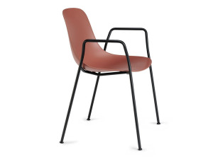 Штабелируемый стул из полипропилена с подлокотниками