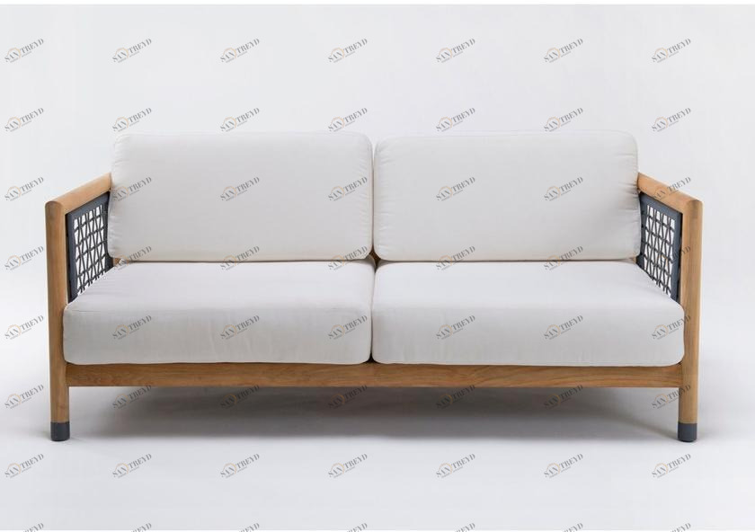 Unopiù Садовый диван со съемным чехлом из акриловой ткани Quadra Pamodiv