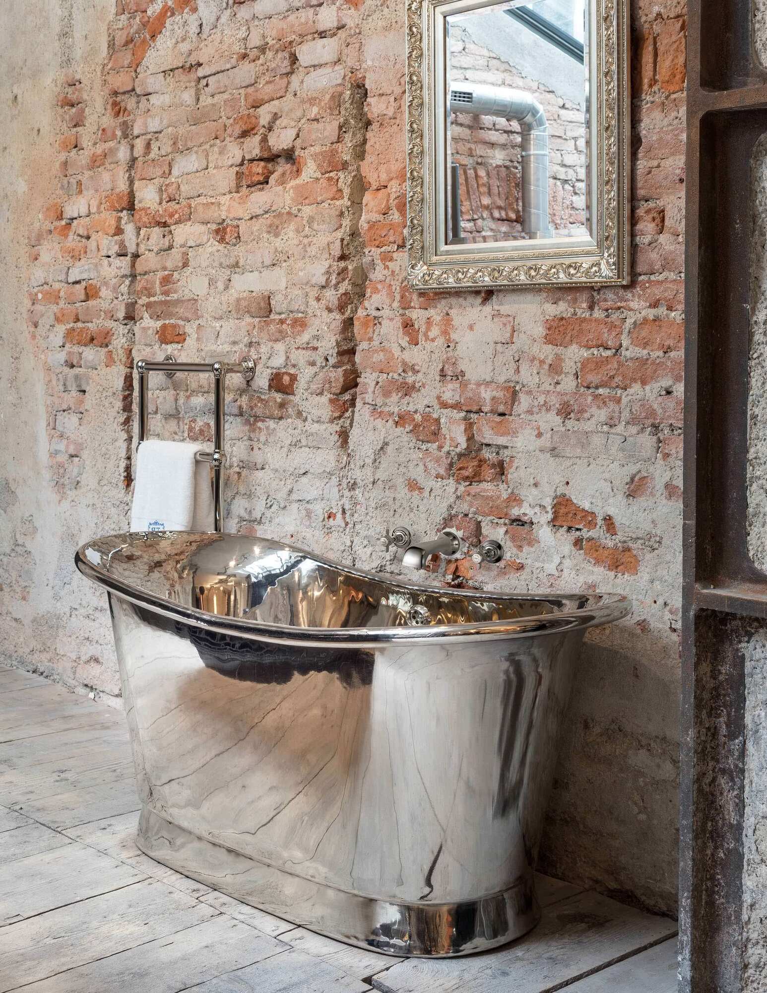 Traditional bathrooms Ванна из меди, никелированная АРГЕНТУМ ARGENTUM  - Вид №1