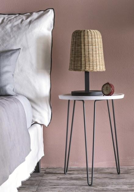 Gervasoni Круглый прикроватный столик из ореха Beds sun-id-1490726 - Вид №1