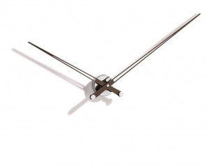 095666 Настенные часы N хром-венге 100 cm Nomon Axioma