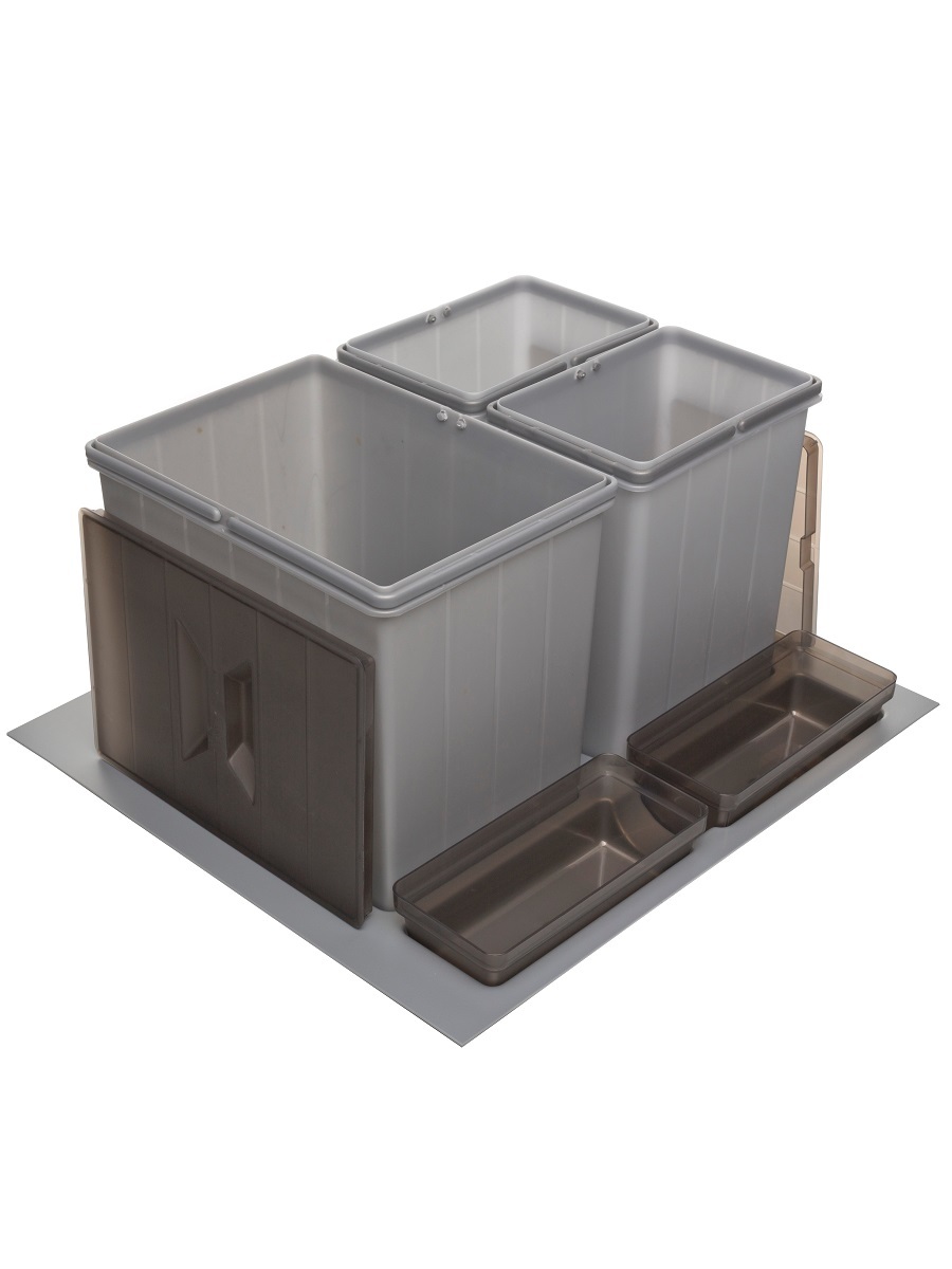 Система сортировки мусора Omega 600/31/3 Metallic Grey NAVAKO 10309 - Вид №2