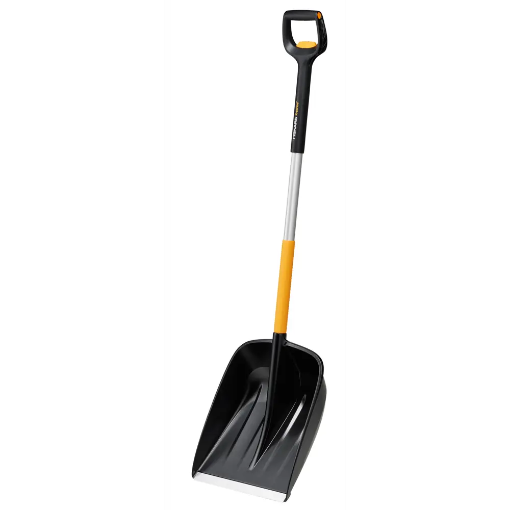 Лопата для уборки снега Fiskars X-series 35x120 см пластик с черенком 89145566 STLM-2126701  - Вид №1