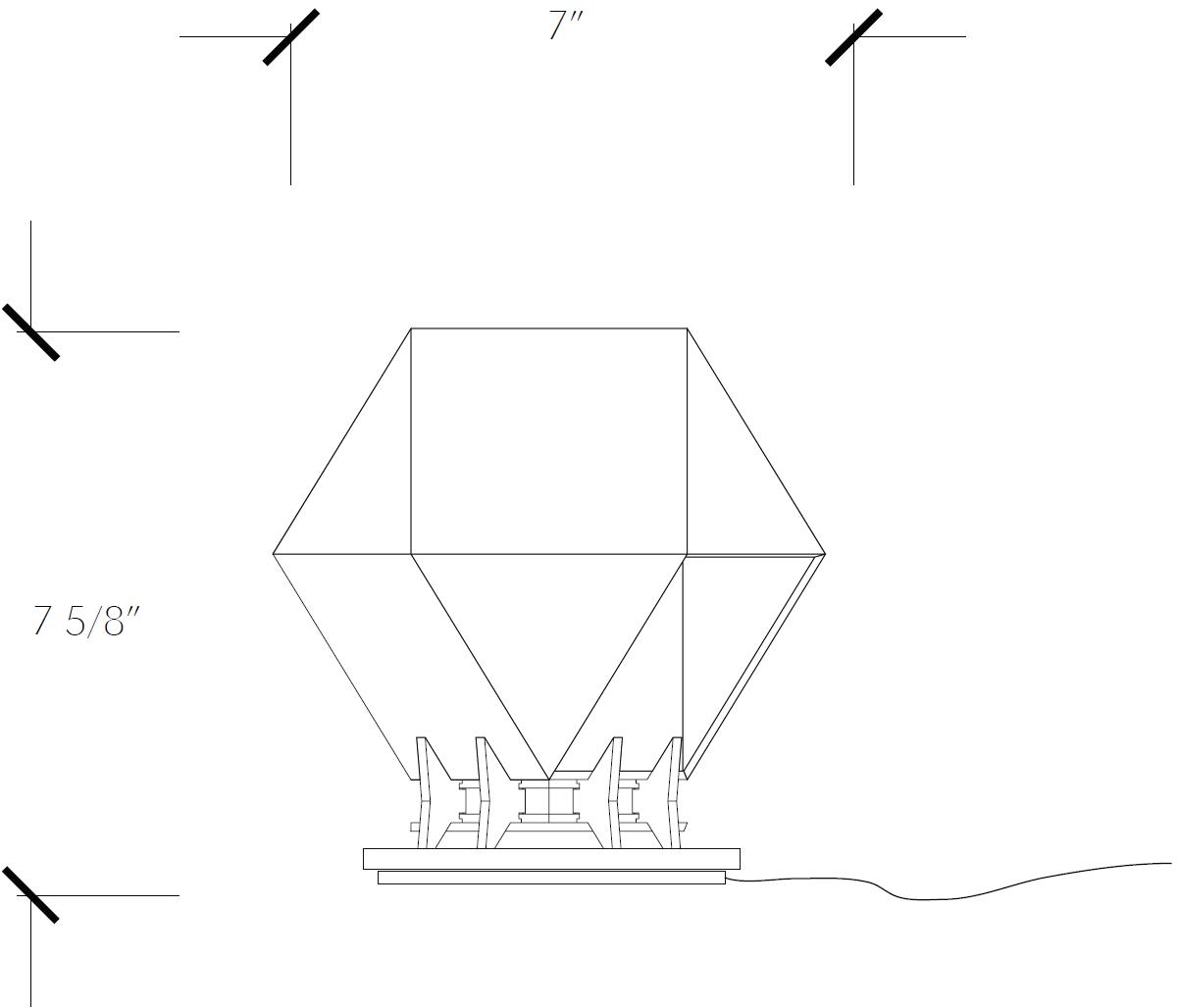 GABRIEL SCOTT Настольная лампа накаливания из дутого стекла Welles sun-id-1384684 - Вид №8