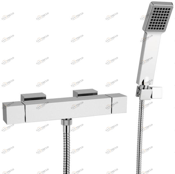 Remer Rubinetterie Смеситель для душа с ручным душем Qubika thermo Qt39