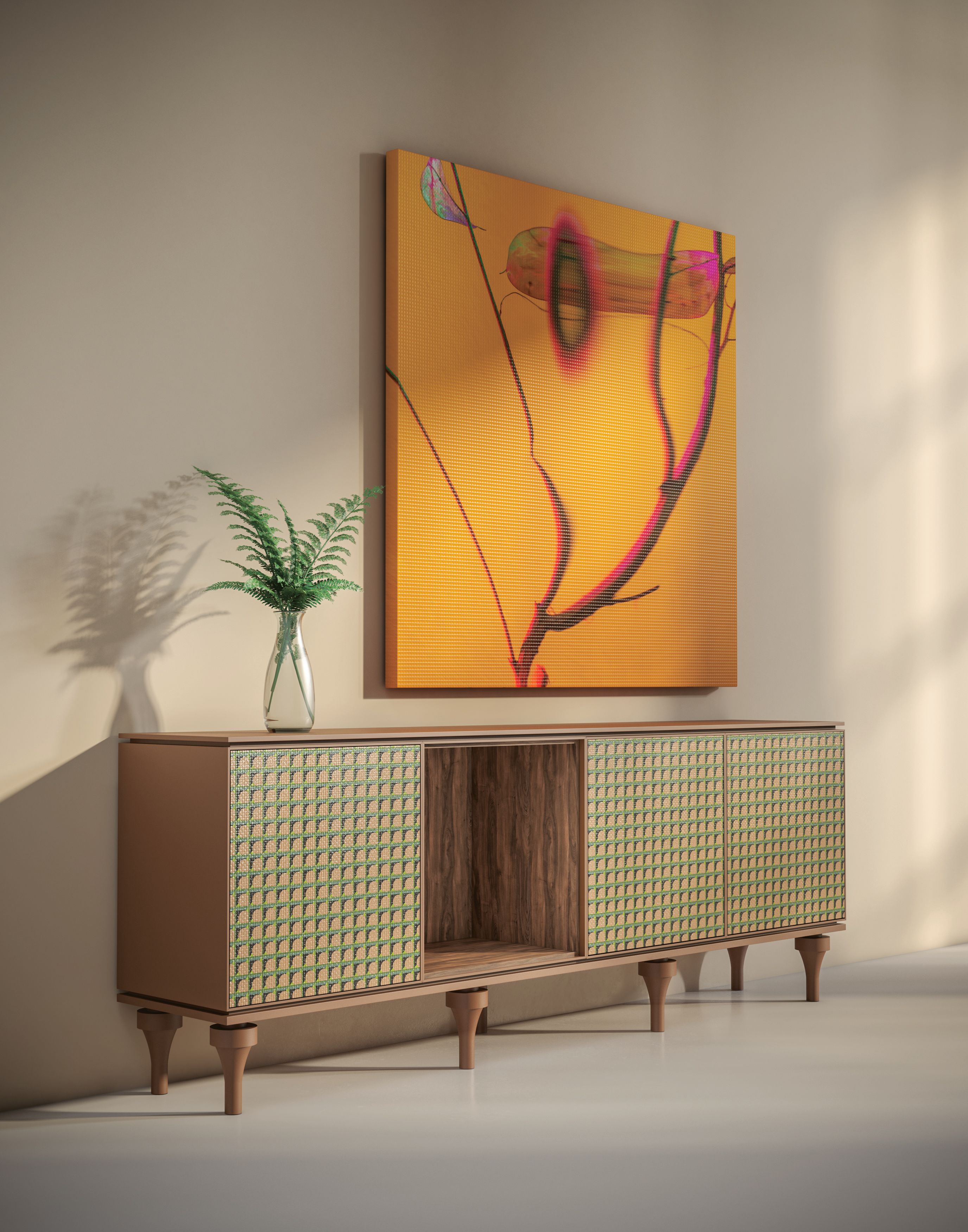 Секционный шкаф из МДФ с распашными дверями MOMENTI Home &amp ARCH-00147369 - Вид №6